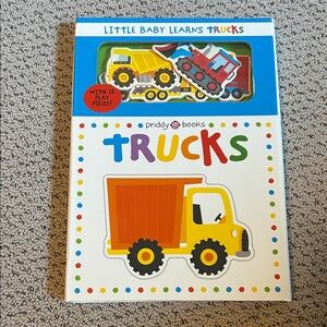 Little Baby Learns Trucks Toy Set - Priddy Books puzzle book